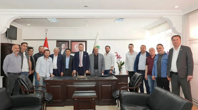 STK’LAR BAŞKAN DERE’Yİ ZİYARET ETTİ