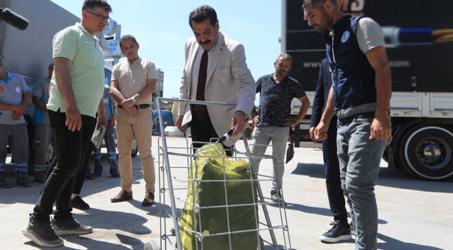 BAŞKAN ERTEMUR, ÇÖP POŞETİ SÖZÜNÜ TUTTU