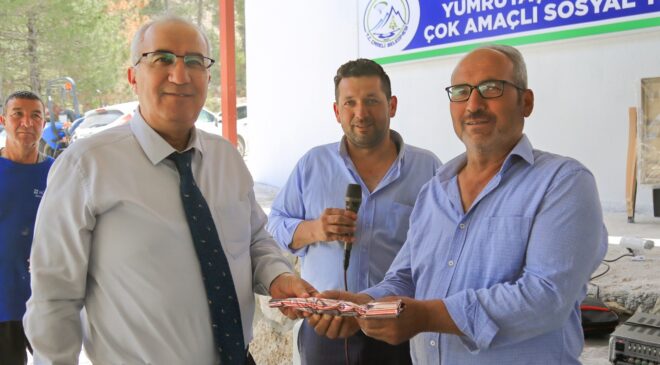 YUMRUTAŞ MAHALLESİNE SOSYAL TESİS KAZANDIRILDI