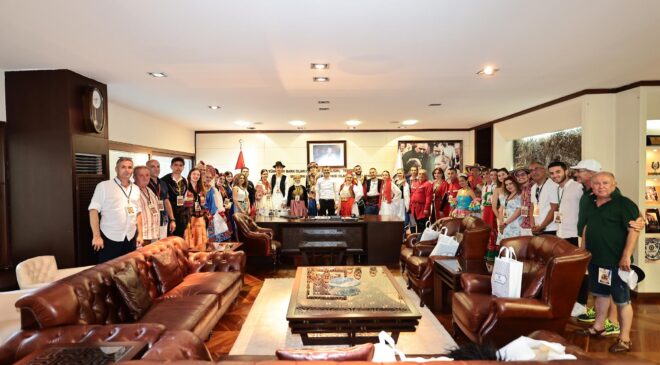 18. ULUSLARARASI HALK DANSLARI FESTİVALİ COŞKUSU BAŞLADI