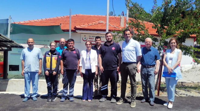 İL SAĞLIK MÜDÜRÜ ÖZTÜRK, KALE’DE SAĞLIK TESİSLERİNİ İNCELEDİ