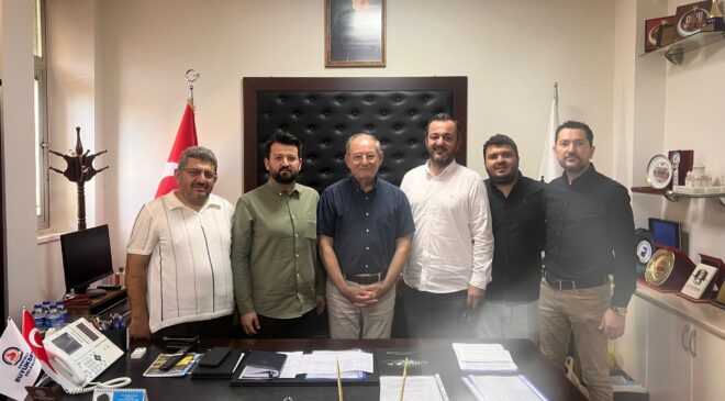 DİJİTAL DÖNÜŞÜM KOMİSYONU, BAŞKAN VEKİLİ MARIM’I ZİYARET ETTİ