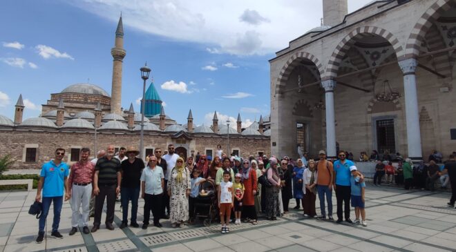 DEVLET-İ ALİYYE OCAKLARI ÜYELERİ ‘EVLİYALAR ŞEHRİ’ KONYA’YI GEZDİ