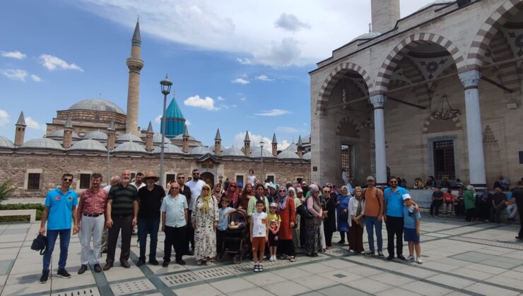 DEVLET-İ ALİYYE OCAKLARI ÜYELERİ ‘EVLİYALAR ŞEHRİ’ KONYA’YI GEZDİ