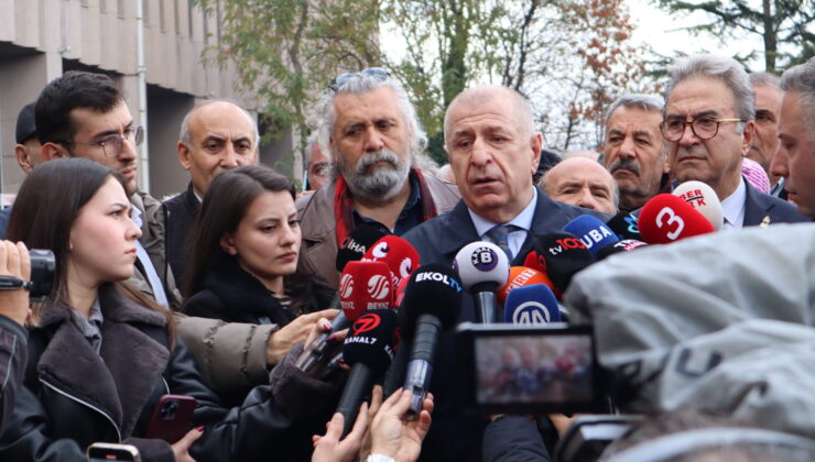 Prof. Dr. Ümit Özdağ, Kemal Kılıçdaroğlu’nun yargılandığı davaya katıldı. Destek çıklaması yaptı