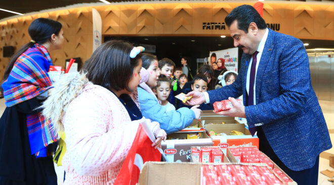 PAMUKKALE BELEDİYESİ ÇOCUK HAKLARI GÜNÜ’NDE ÇOCUKLARI UNUTMADI 