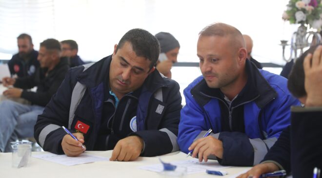 MERKEZEFENDİ BELEDİYE PERSONELİNE İŞ SAĞLIĞI VE GÜVENLİĞİ EĞİTİMİ VERİLDİ