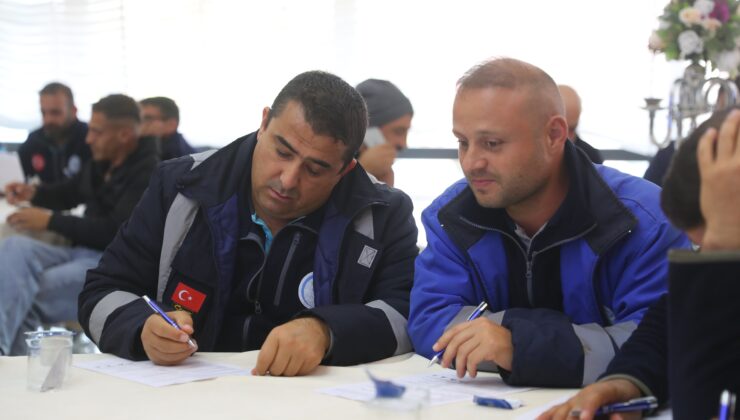 MERKEZEFENDİ BELEDİYE PERSONELİNE İŞ SAĞLIĞI VE GÜVENLİĞİ EĞİTİMİ VERİLDİ