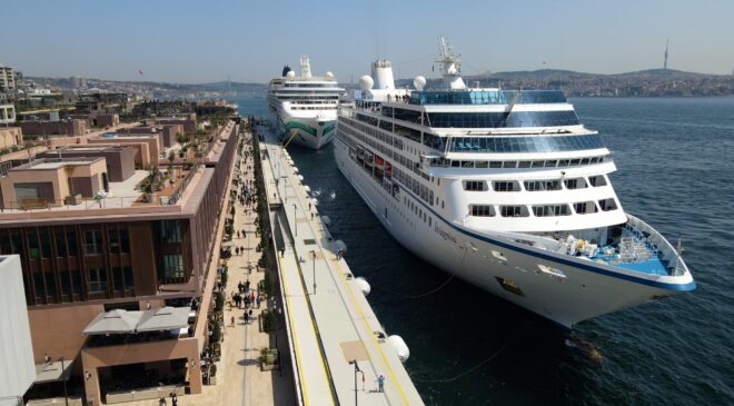 10 AYDA 1,7 MİLYON KRUVAZİYER YOLCU 