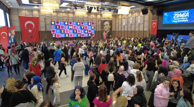ZUMBA TUTKUNLARI MERKEZEFENDİ’DE BULUŞTU