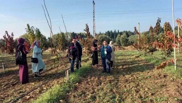 AYDINLI KADIN ÇİFTÇİLERDEN PROJE GEZİSİ