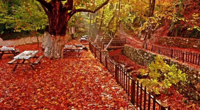 EŞSİZ SONBAHAR MANZARASI İLE HARİKA BİR GÜN GEÇİRDİLER