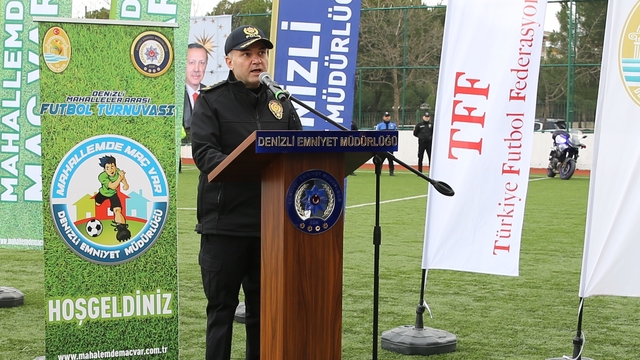 Denizli’de “Mahallemde Maç Var” futbol turnuvası başladı