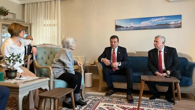Mansur Yavaş ve Ekrem İmamoğlu’ndan Gönül Özdağ’a ziyaret