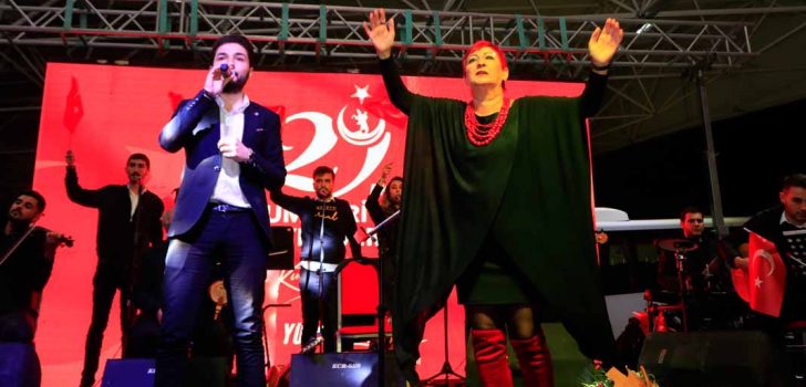 HONAZ’DA CUMHURİYET KONSERİ COŞKUSU
