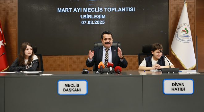 PAMUKKALE BELEDİYE MECLİSİ ÖĞRENCİLERİ AĞIRLADI