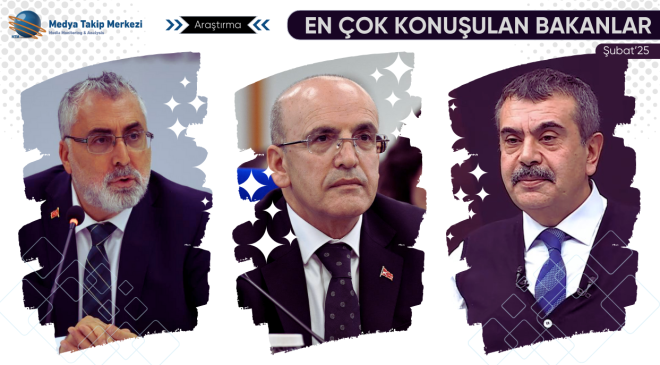 Türkiye’de En Çok Konuşulan Bakanlar | Şubat’25