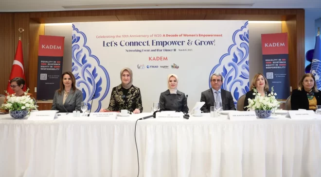 Aile ve Sosyal Hizmetler Bakanı Göktaş, KADEM’in iftar programında konuştu