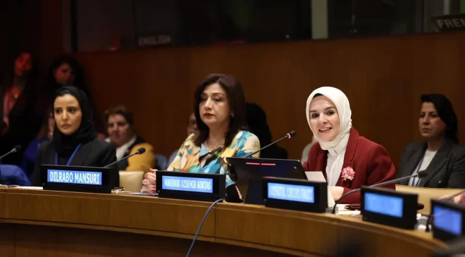 Bakan Göktaş, Bakanlığının “Dijital Trendler: Geleceğin Ekonomisini Şekillendiren Kadın Girişimciler” başlıklı yan etkinliğinde konuştu